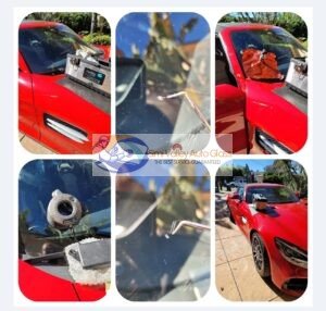 Windshield repair 2021 mercedes amg gt